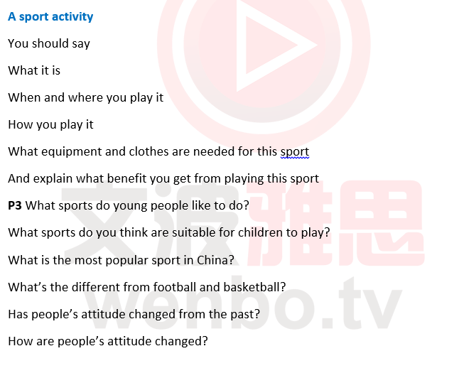 sport activity